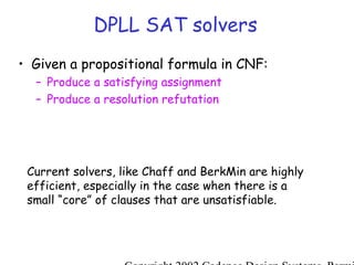 Model Checking Base on Interoplation | PPT