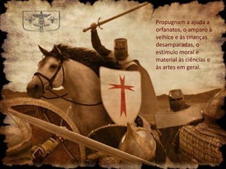 Propugnam a ajuda a
orfanatos, o amparo à
velhice e às crianças
desamparadas, o
estímulo moral e
material às ciências e
às artes em geral.

 