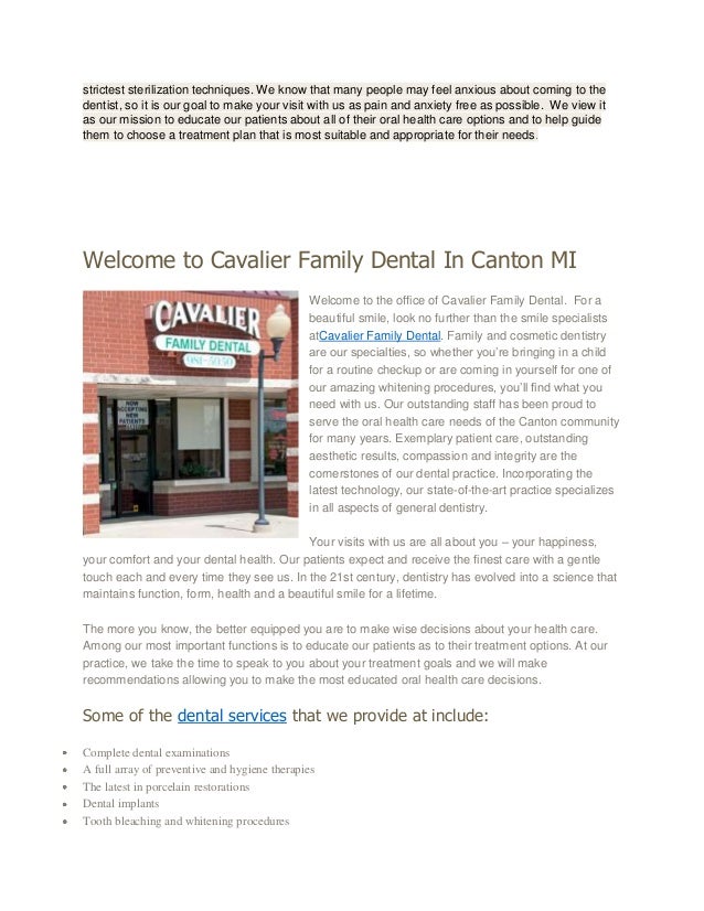 Cavalier Family Dental (Canton, MI)