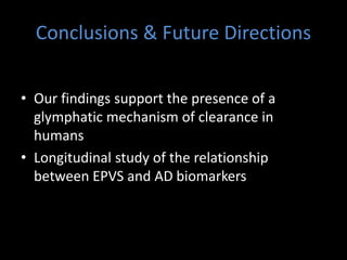 The glymphatic system in sleep and neurodegenerative diseases | PPTX