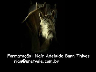 Formatação: Nair Adelaide Bunn Thives
rian@unetvale.com.br
 