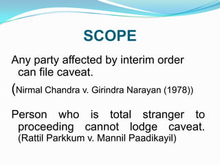 caveat