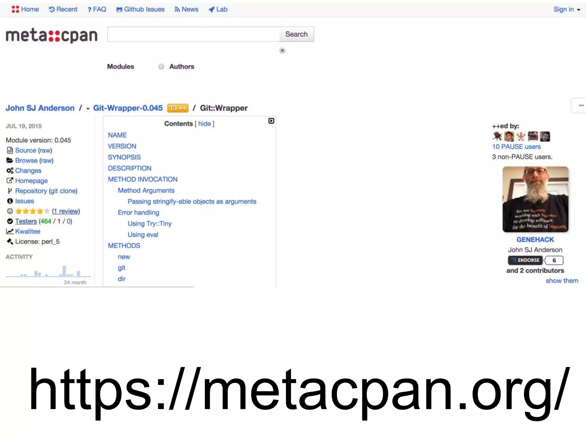 https://metacpan.org/
 