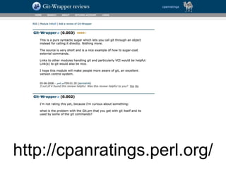 Modern Perl for the Unfrozen Paleolithic  Perl Programmer