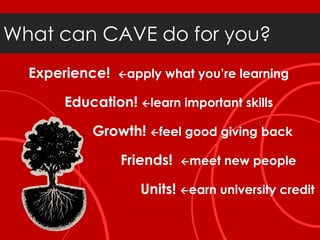 Offers volunteer opportunities  