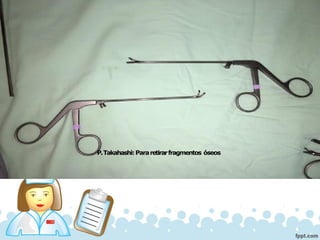 P.Takahashi: Pararetirarfragmentos óseos
 