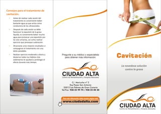 Cavitacion PDF Clinica de Fisioterapia Ciudad Alta SL