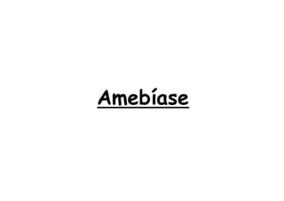 Amebíase
 
