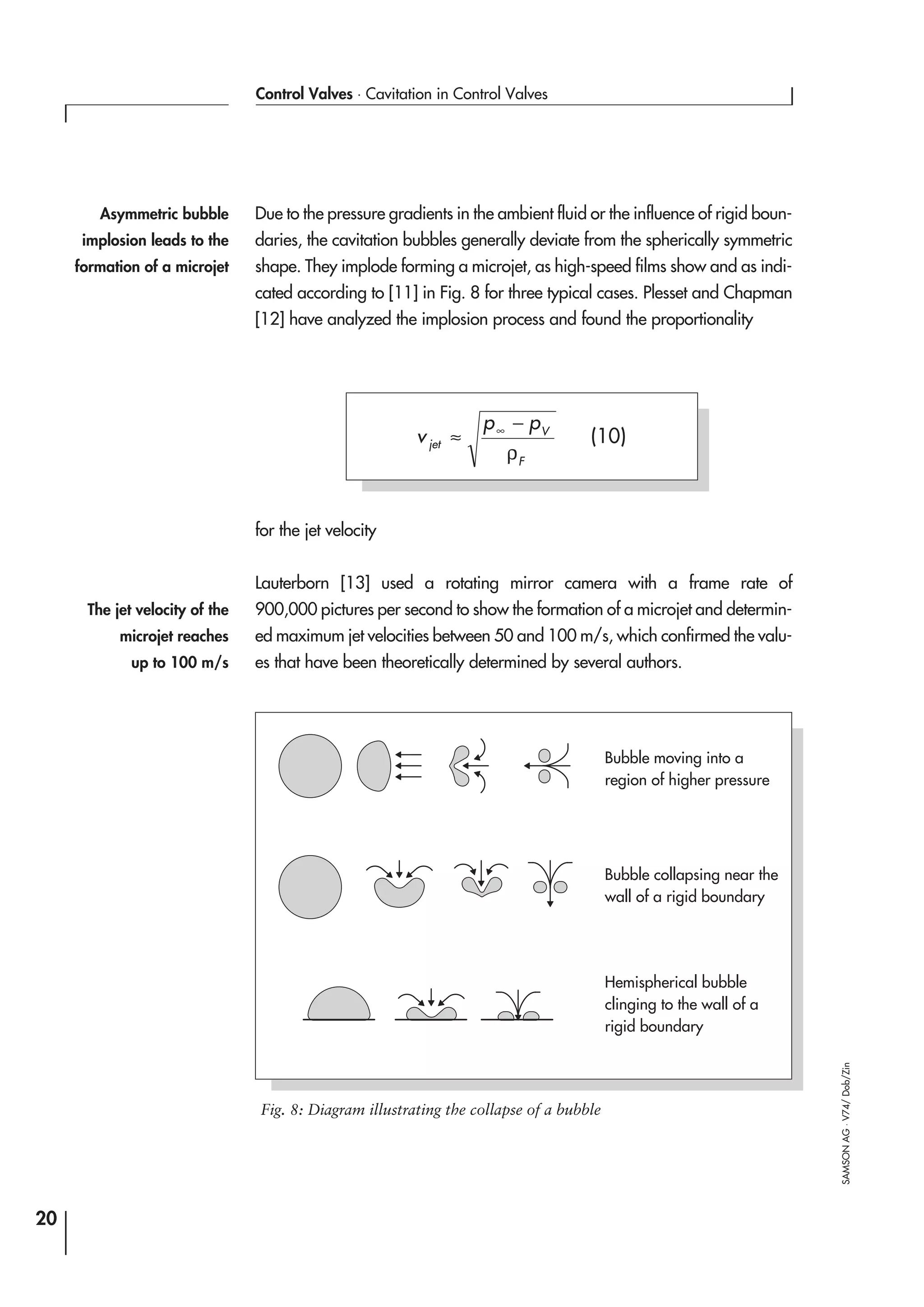 Cavitation in Control Valves | PDF