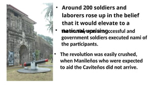 Mutiny in Cavite Philippines, world.pptx