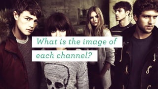 What is the image of
each channel?
 