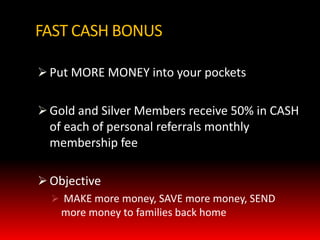 Will I make more money doing this on my own?Does this plan give me the incentive to work with those that I introduce?How many Network Directors could I introduce?What if I introduced Network Directors from other countries? Philippines, Thailand, Europe, Japan, China, USA, Russia, Mexicowww.Club-Asteria.com