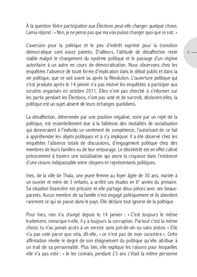 Politique Et Jeunes Femmes Vulnerables