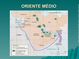 ORIENTE MÉDIO Parte integrante da obra Geografia Homem e Espaço, Editora Saraiva Mário Yoshida 