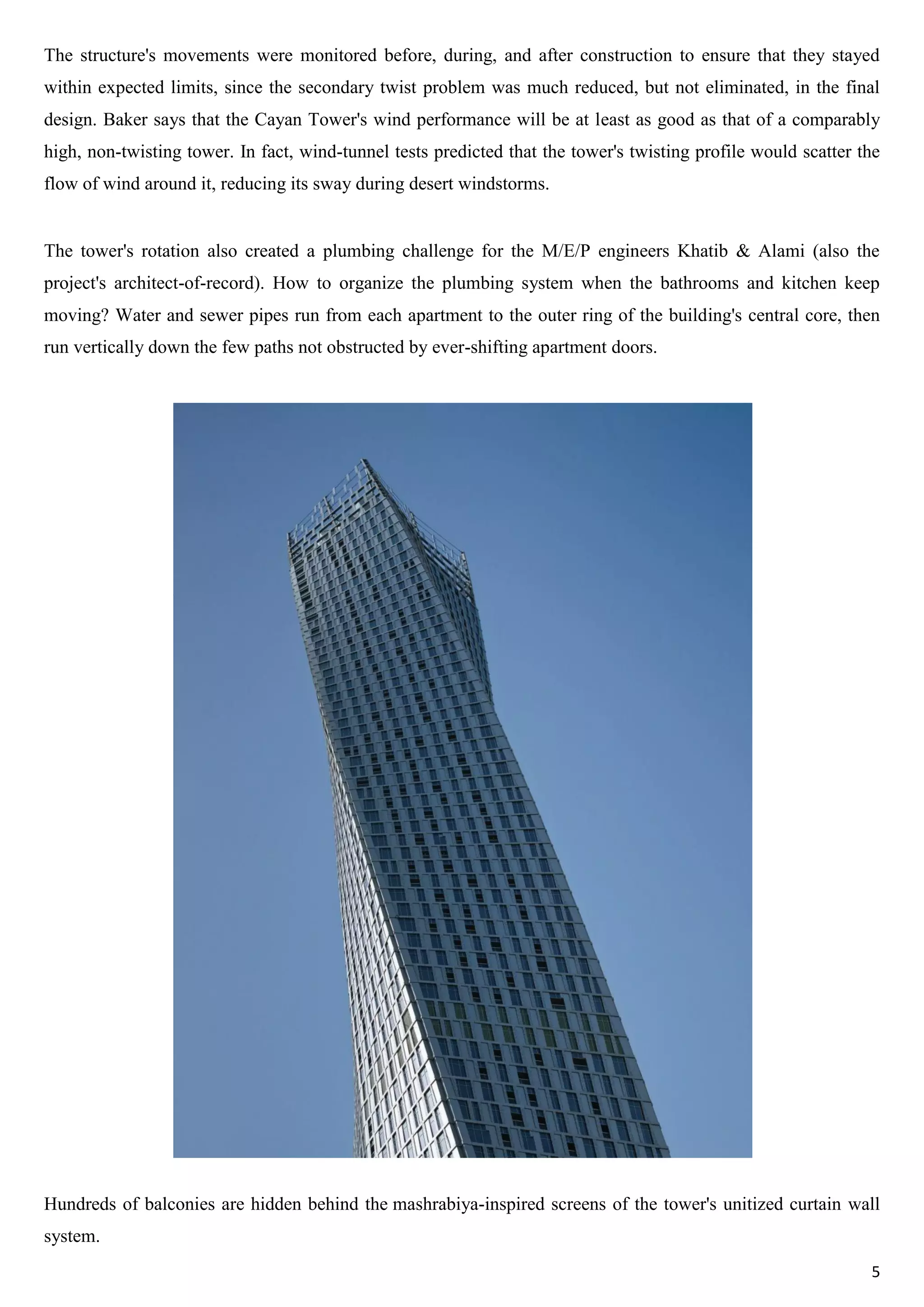 Cayan tower PDF