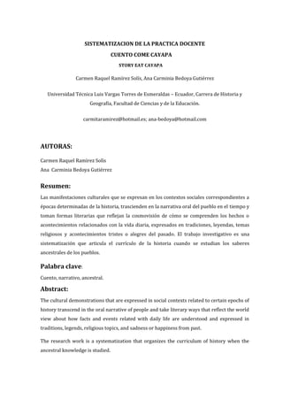 Cayapa 4 PDF