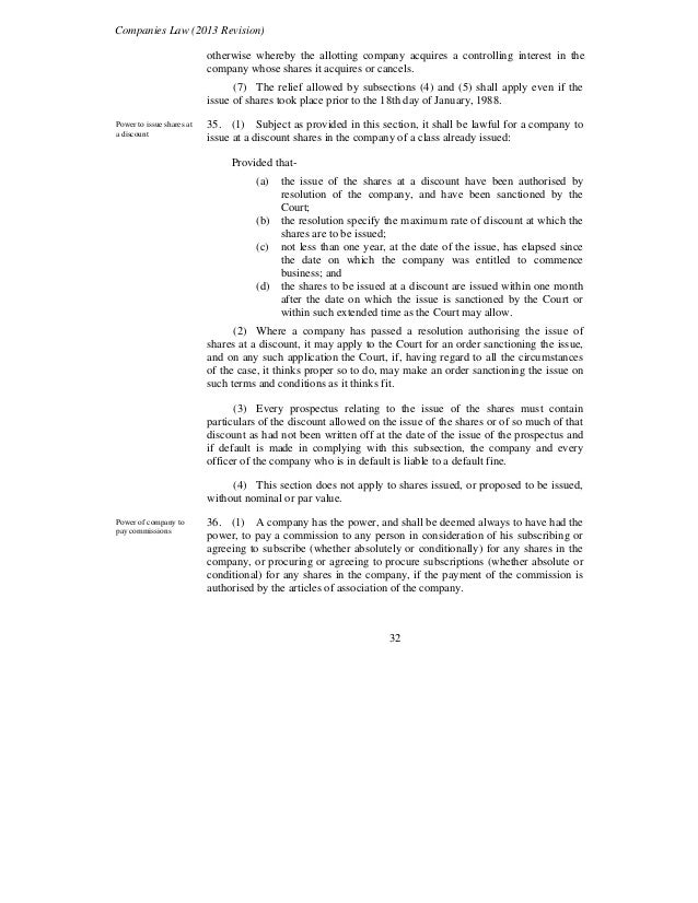 Cayman Islands Company Law Share Premium Cayman Islands Company Law Share Premium