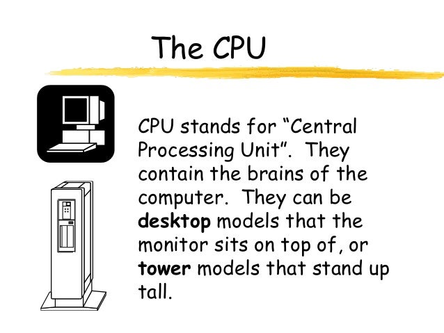 how does a computer work central processing unit how it works