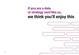 ix
If you are a data
or strategy nerd like us,
we think you’ll enjoy this
 