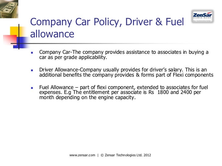 compensation amp benefits nhrdn workshop pune 17th march 2012 company car policy