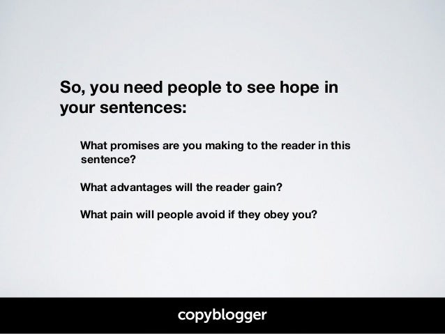 So You Need People To
