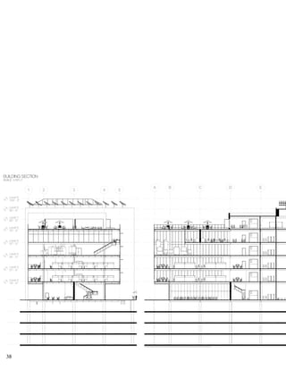 38
EDCBA
Level 2
18' - 5"
Level 3
31' - 5"
Level 4
44' - 5"
Level 5
57' - 5"
Level 6
70' - 5"
Level 7
80' - 5"
Level 8
90' - 5"
Level 1
0' - 5"
Level 9
100' - 5"
1 2 3 5
Parking 1
-11' - 0"
Parking 2
-22' - 0"
Parking 3
-33' - 0"
Parking 4
-44' - 0"
Level 2
18' - 5"
Level 3
31' - 5"
Level 4
44' - 5"
Level 5
57' - 5"
Level 6
70' - 5"
Level 7
80' - 5"
Level 8
90' - 5"
4
Level 9
100' - 5"
BUILDING SECTION
SCALE: 1/16”=1’
 