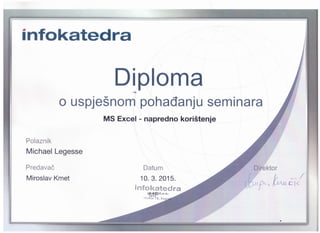 Diploma, Michael Legesse