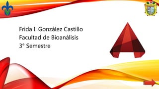 Frida I. González Castillo
Facultad de Bioanálisis
3° Semestre
 