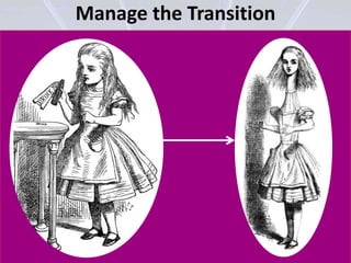 Manage the Transition
 