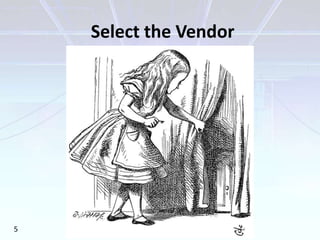 Select the Vendor
x
5
 