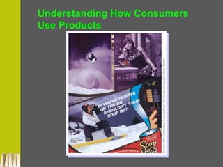 Understanding How Consumers
Use Products
 