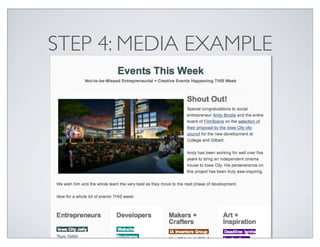 STEP 4: MEDIA EXAMPLE
 