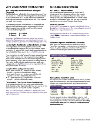 2010-11 College Bound Student Athlete Guide | PDF