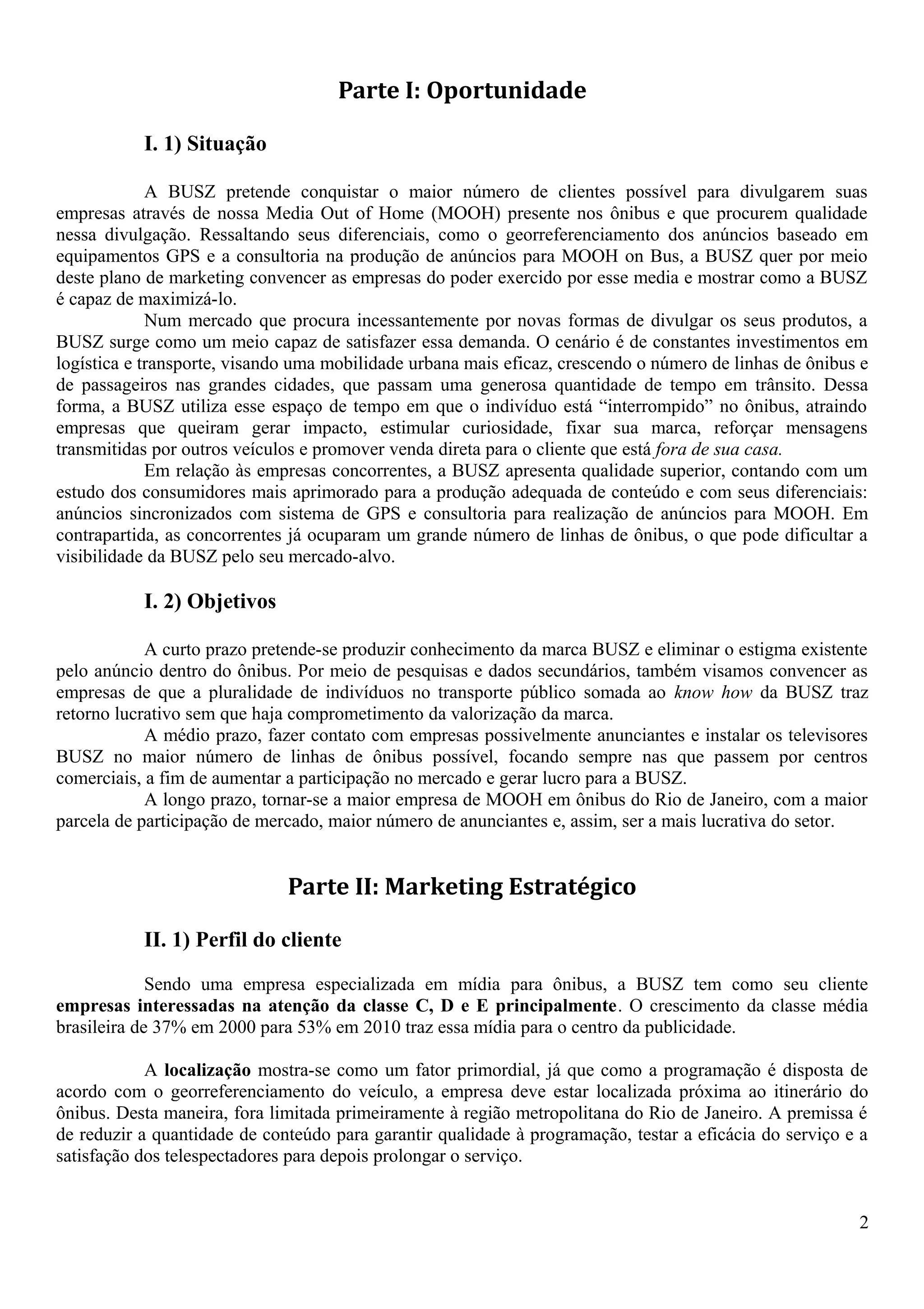 Plano de Marketing Completo | PDF