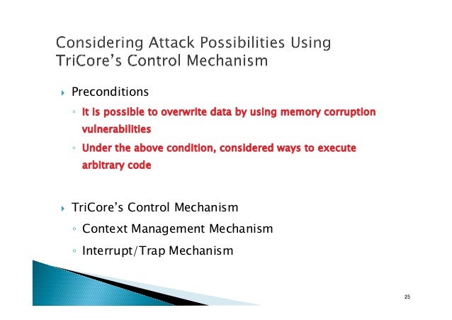 evaluating mechanisms for investigating attacks