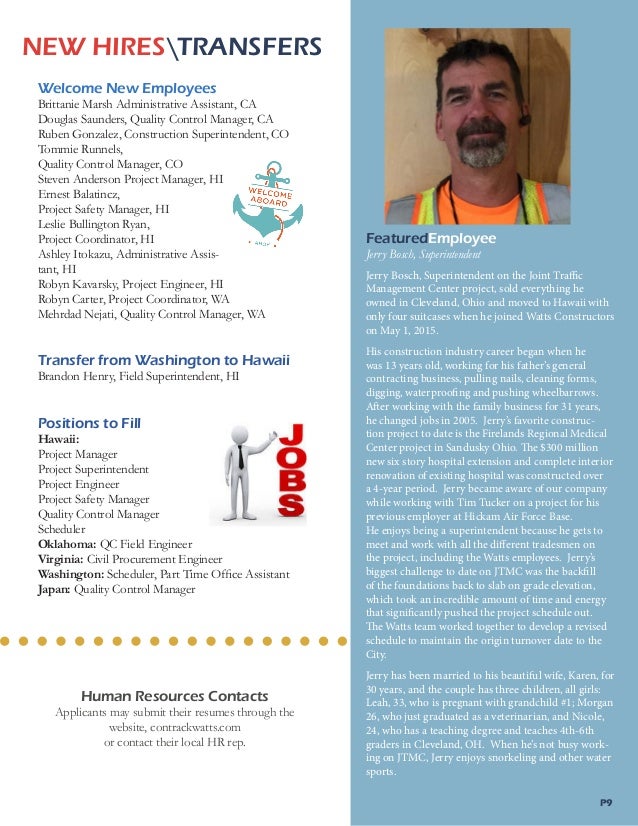new employee newsletter