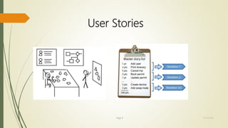 User Stories
Page 9 12/15/2016
 
