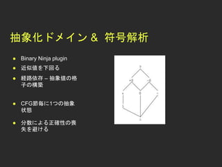 Cb16 バイナリロックスターになる Binary Ninjaによるプログラム解析入門 By Sophia D Antoine