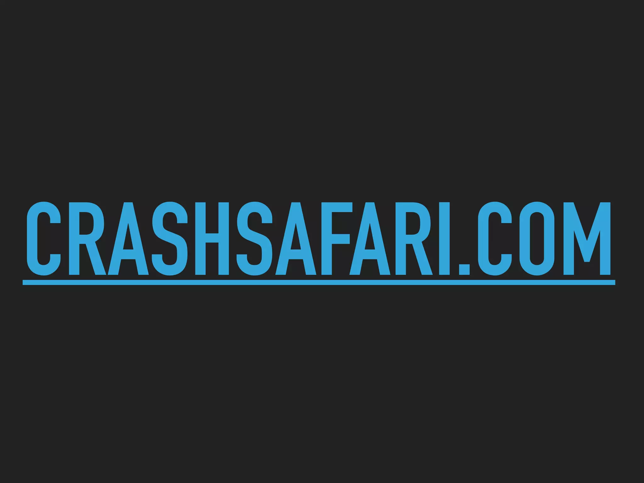 CRASHSAFARI.COM
 