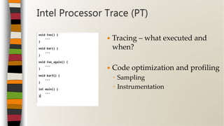 [CB16] COFI break – Breaking exploits with Processor trace and ...