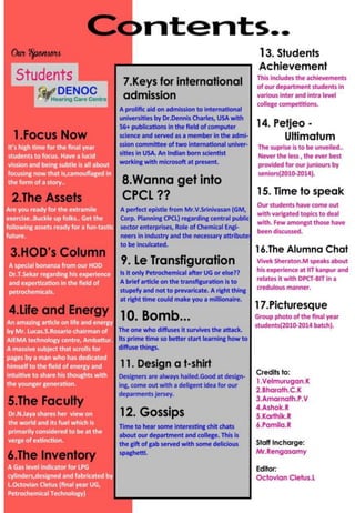 EDITORIAL WORKS- newsletter