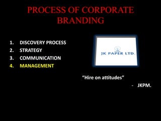 It is expensive to build multiple brands</li></ul>IMPORTANCE OF CORPORATE BRANDING<br />Unilever Product Logo<br />