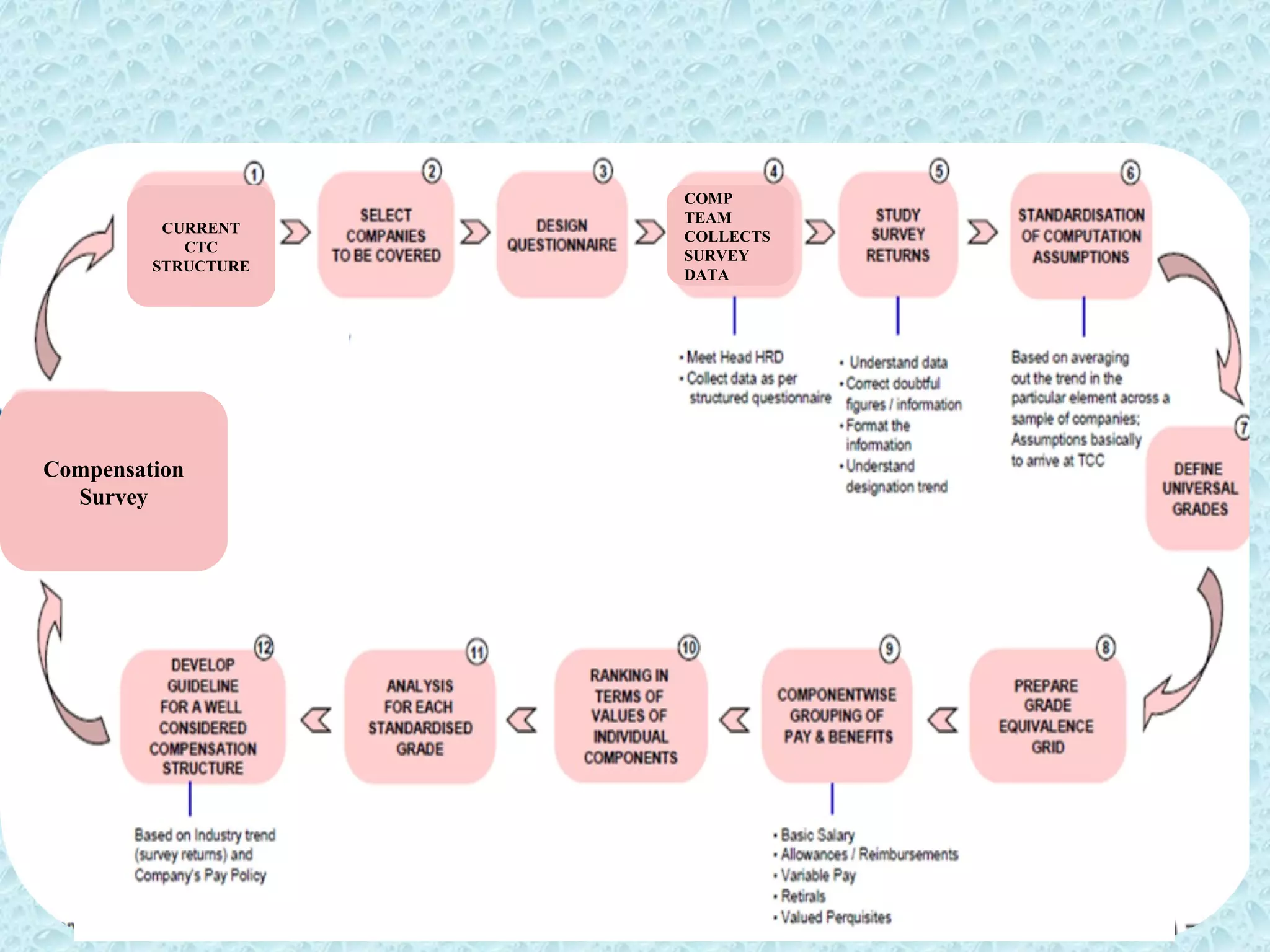 CURRENT CTC STRUCTURE Compensation Survey COMP TEAM COLLECTS SURVEY DATA 