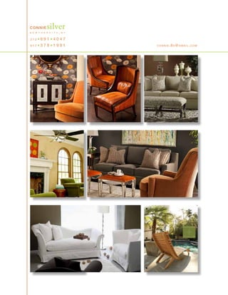 conniesilver
n e w y o k r c i t y , n y
2 1 2 ■6 9 1 ■4 0 4 7
9 1 7 ■3 7 8 ■1 9 9 1 connie.8d@gmail.com
 