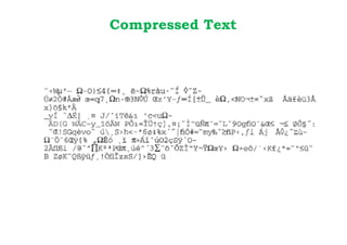Compressed Text
 