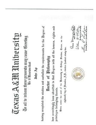John Ap_PhD diploma certificate