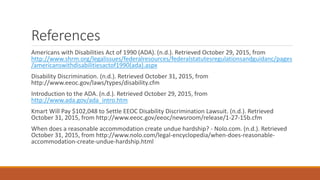 Americans With Disabilities Act Training Presentation (ADA) | PPTX