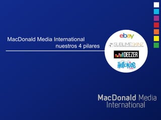 MacDonald Media International
nuestros 4 pilares
 