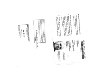 Gary Nicholls CV & Certificates November 2014