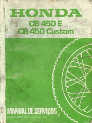 Cb450 servico
